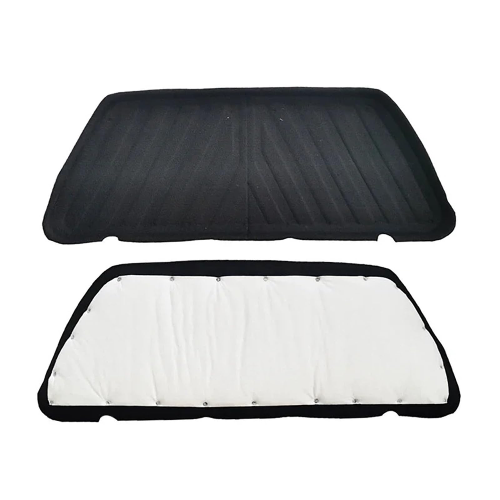 Wuqqxxqcm Double-Layer Compatible For Tesla Model Y Car Front Hood Engine Sound Insulation Cotton Pad Engine Soundproof Heat Insulation Mat Body Kits