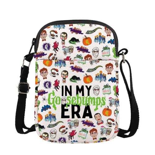 Horror Movie Inspired Gift Horror Mask Mystery Books Lover Halloween Party Terror Gift Crossbody Bag