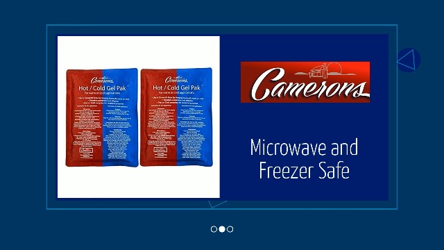 Amazon.com: Camerons Hot or Cold Gel Pack - Set of 4 XL Ice
