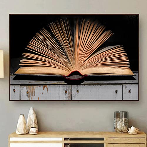 Rétro Bibliothèque Toile Étagères Solution Mur Blanc Chambre Décor - 2