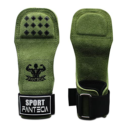 FANTECIA Sangles d'haltérophilie, Sangles de Crochets de Levage pour l'entraînement, Gants de Gymnastique Robustes pour Le Fitness Cover
