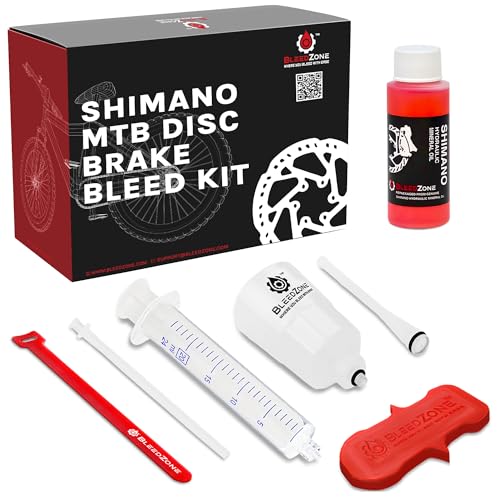 BleedZone Shimano Brake Bleed Kit with 60ml Mineral Oil -