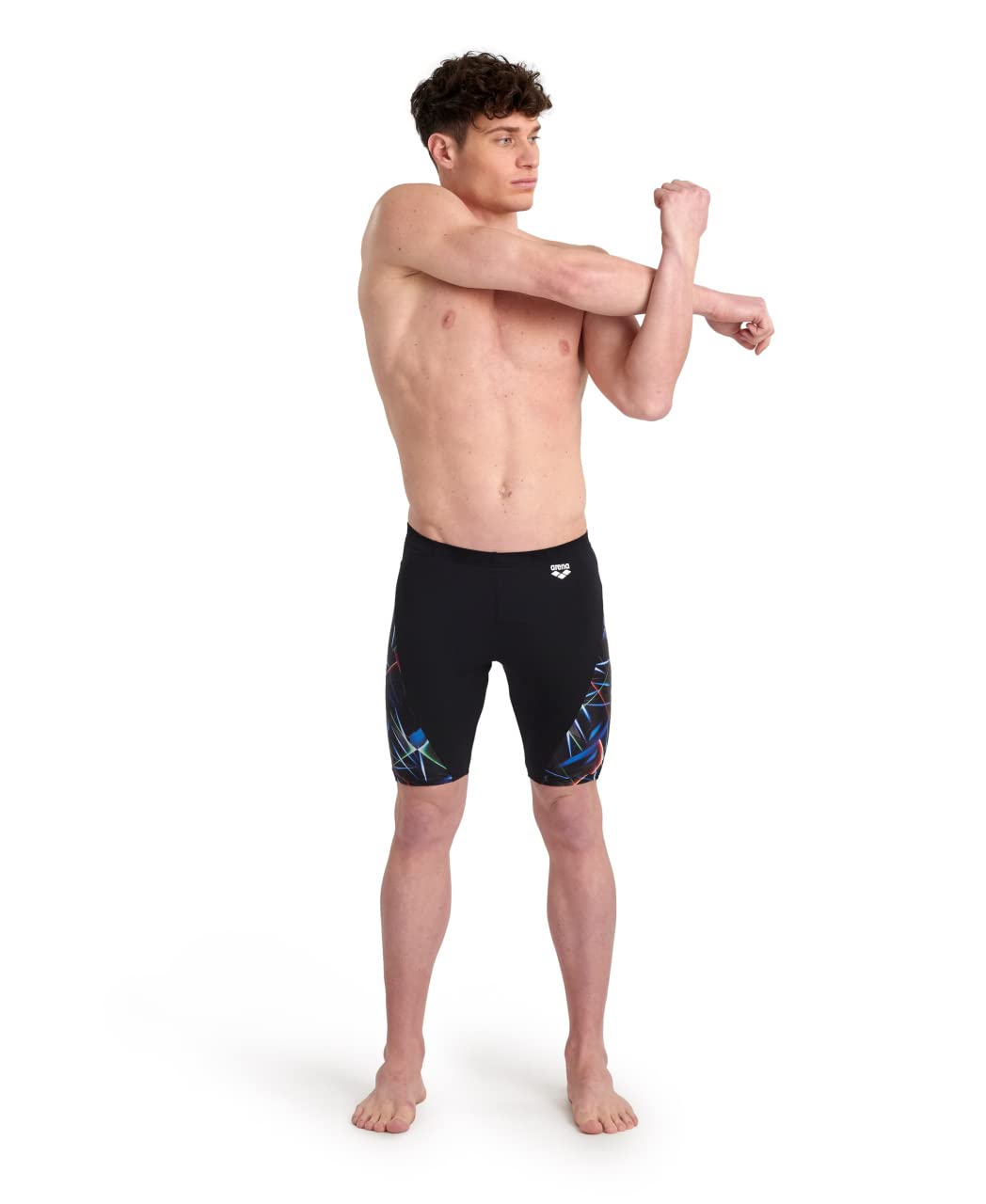 Arena Arena Deutschland GmbH 005564-Hombre Jammer Allover 550 Black-Mult Talla 4 Trunks Swim, Multicolor, Large Unisex Adulto