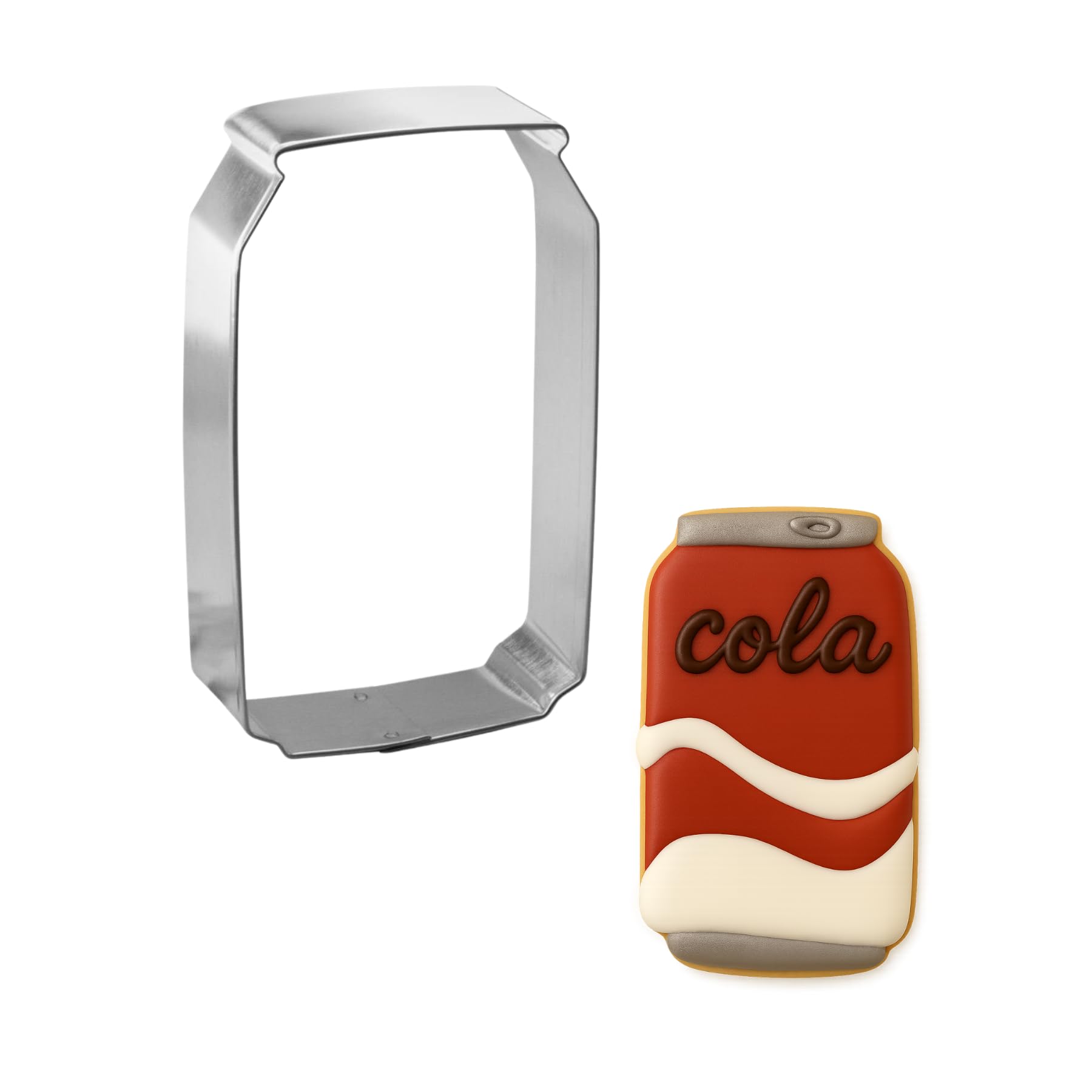 Juego de 4 cortadores de galletas para botellas y tazas, HS0465 con tarjeta de recetas de galletas de azúcar. Marca Foose USA