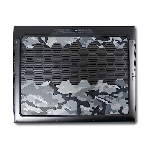 Image of MightySkins Skin Compatible with Alienware M18 R1 (2023) Full Wrap Kit - Gray Camouflage | Protective, Durable, and Unique Vinyl Decal wrap Cover | Easy to Apply & Change Styles | Made in The USA