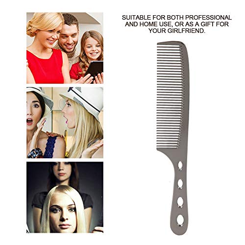 Professional Anti-Static Comb - Aviation Aluminum Portable Stylist Salon Use (#3) - Image 3