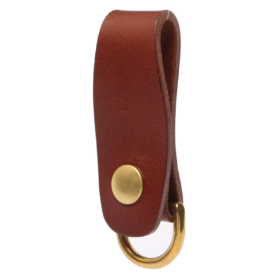 Ruth&Boaz Handmade Italian Vegetable Leather Belt Loop Keychain Keyring