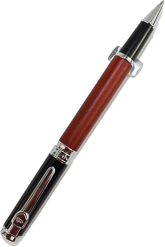 Miniatura 2 de Gullor Noble Jinhao 8802 bolígrafo de madera roja con tapa negra