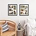 DUENPY 11x14 Collage Picture Frame, 4x6 Collage Picture Frame, Displays Five 4x6 inch Photos, or 11x14 (Without Mat) Wall Decor Wall Hanging or Tabletop, Black.