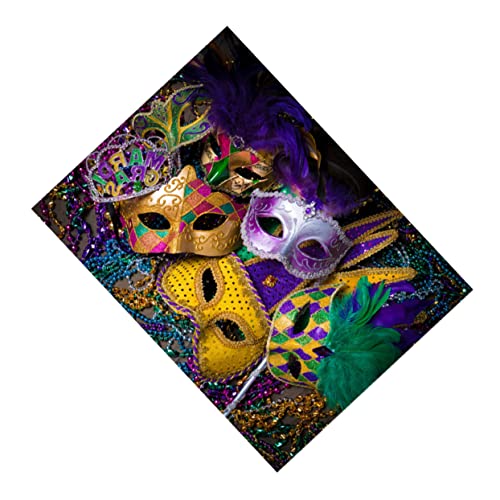 Sfondo Maschera Decorativo Per Feste Di Carnevale Telo Per Evento Con Motivo Di Maschere Accessorio Per Decorazioni Di Compleanni e Tema
