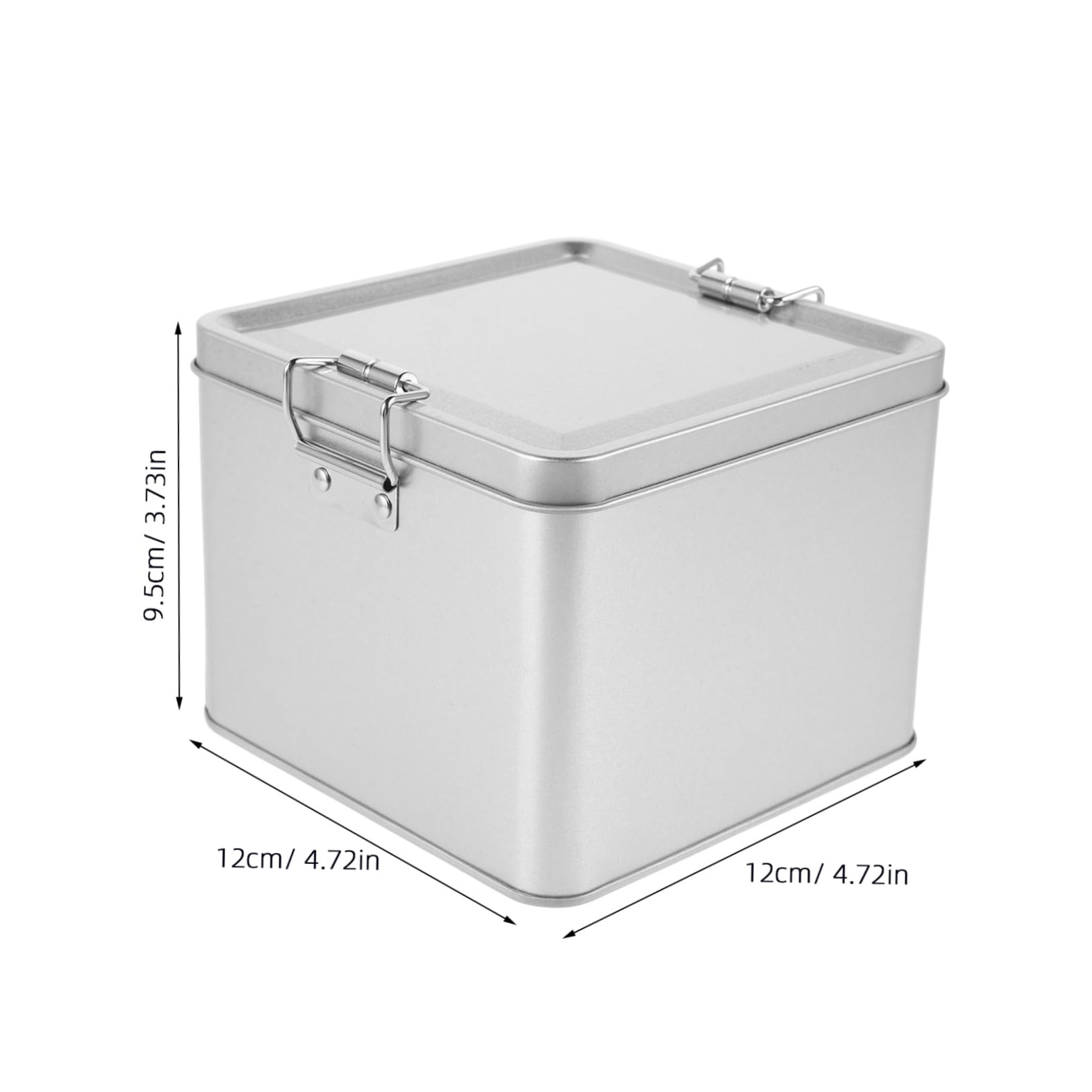 ABOOFAN Lot De 4 Boîtes À Bonbons En Fer Blanc Avec Couvercle Contenant Décoratif Pour Biscuits Thé Collations Pour La Maison