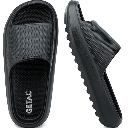 Recopilación de Talla 28 los mejores 10. 49 GETAC Sandalias de Mujer Sandalias Hombre, PLATAFORMA 4 cm Chanclas mujer Unisex Suela Gruesa Impermeable EVA Cómodas. (Negro, Sistema tallas calzado JP, Adulto, Medición, 28.0...
