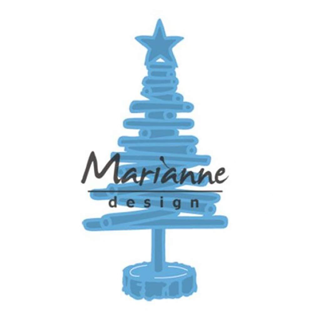 Marianne Design Cutting Die - Tiny's Christmas Tree Wood LR0492