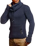 KOMBINIERMÖGLICHKEITEN: Der Herren Strick-Pulli passt sich jeder Alltagssituation an und kann in verschiedenen Styles kombiniert werden. Egal ob Sie eine Jeans tragen oder eine Chinohose. Ebenfalls optimal passend zu einem Hemd oder unter einer Lederjacke
