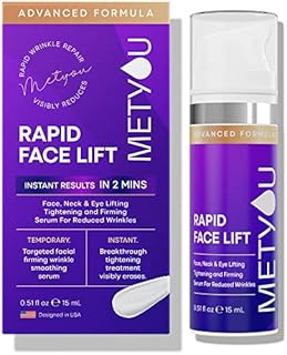 Rapid Face Lift, Anti-aging Rapid Wrinkle Reduction For Face With Peptides, 60 Seconds Reduces Crow's Feet, Dark Circles, Under Eye Bags, Wrinkles Instantly for Women & Men Eye Neck Face 0.51oz(15g)