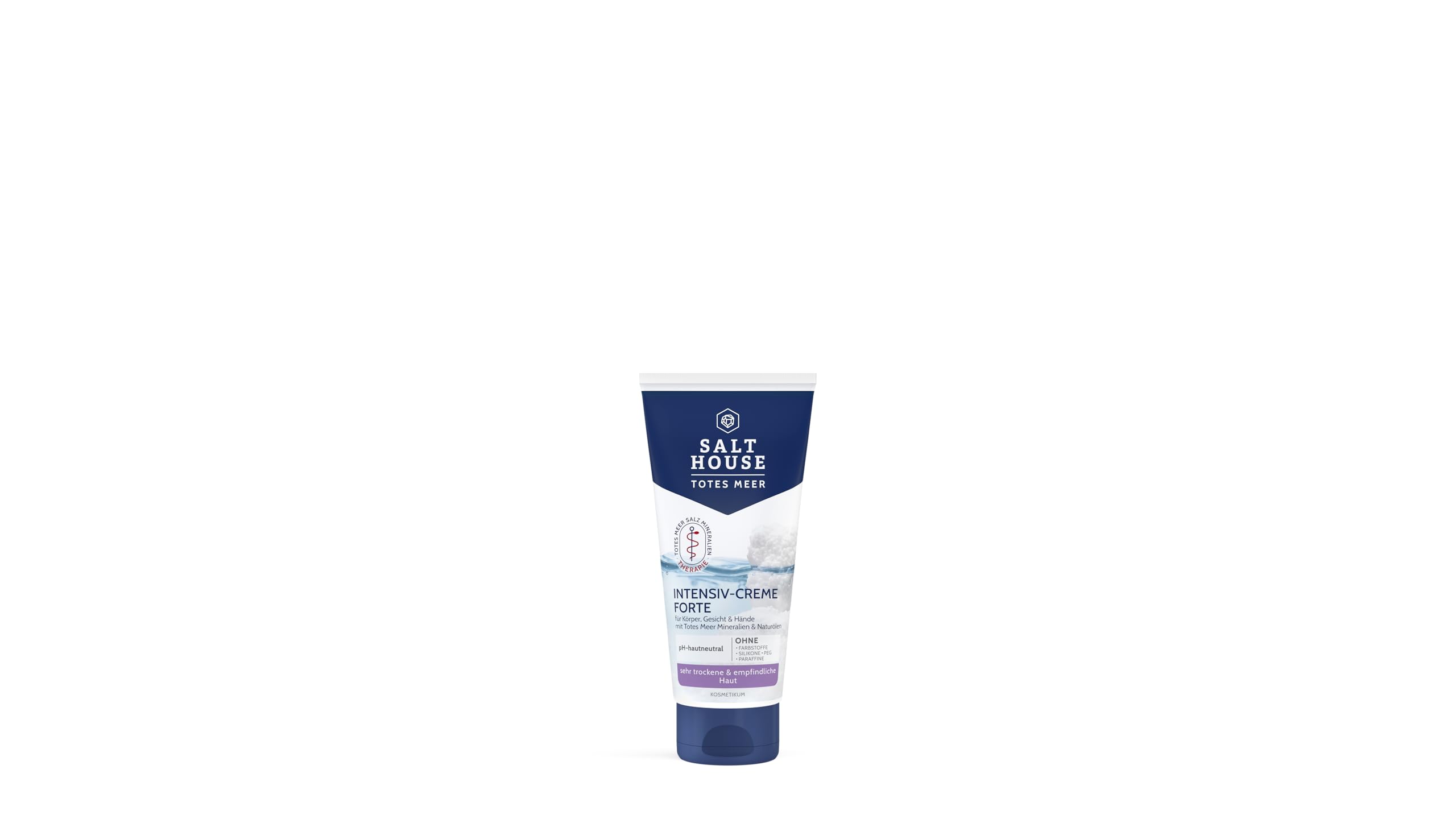 Salthouse Totes Meer Therapie Intensiv-Creme Forte, mit reichhaltigen Ölen speziell für sehr trockene Haut, für Körper, Gesicht und Hände, schnell einziehend,100ml