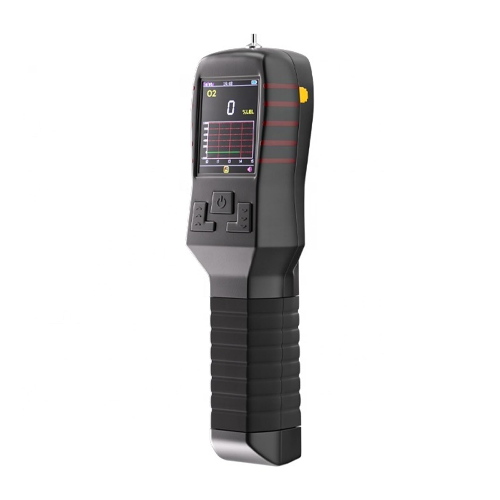 Dmete 3%Fs Pipe Leak Detection He/Helium Gas Detector Alarm, Gas Analyzer With Gooseneck Probe And Curve Display S311 Workshop Monitor