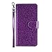 Produktbild DQG Hülle für Huawei Y6P, Schutzhülle Tasche PU Leder mit Kreditkarten Geldfächern Schale und Weiche Case Handyhülle Standfunktion Cover für Huawei Y6P (6.30") - Purple