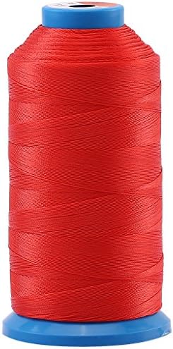 Selric 1500 Yards 21 Couleurs Fil A Coudre Nylon Bonded,utilisé Pour La Sellerie, Draperie, Perlage, Bagages, Sacs à Main, Portefeuilles, Chaussures Et Plus[ Orange