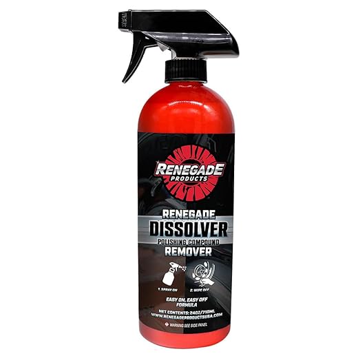Renegade Dissolver - Premium Polishing Compound Remover for Effortless Cleaning | Industrial-Strength, High-Performance & User-Friendly