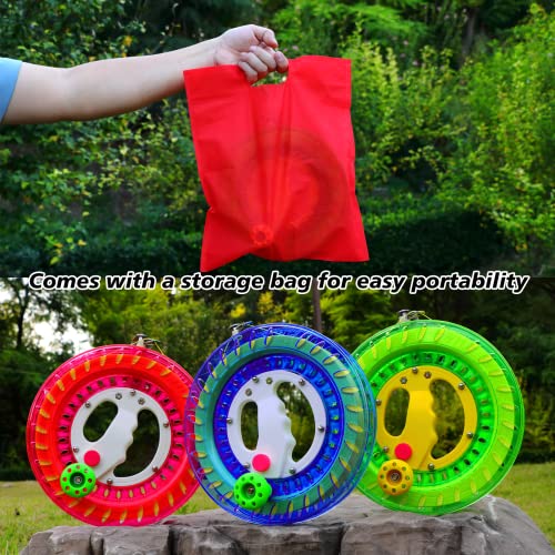 Kite Reel And Kite String With Reel, 8.7Inches Dia Includes 1200Ft (90Lbs) High Strength Kite String, Large Handle, Safety Lock Design, With Connector, Kite String Spool For Kids And Adults (Blue) #TOP5