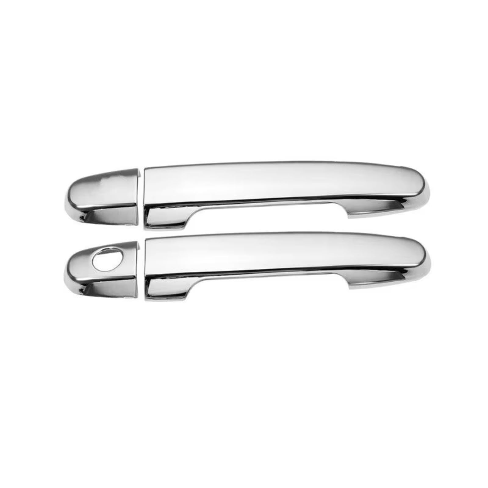 Sywhrev One Color Door Handle Protectors Compatible With Toyota For Highlander 2001-2007 For Corolla 2003-2010 Chrome Handle Cover Trim Accessories Stickers Car Styling