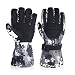 -30°F Winter Gloves, Super Warm Snow Ski Glove with Zipper Pocket - Anti-skid PU Palm Windproof Water Resistant Back Waterproof TPU Inner - Outdoor Cycling Snowmobile for Women Men