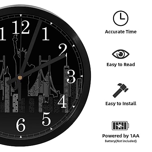 Horloge murale à quartz sans tic-tac pour une sérénité absolue à la maison - 3