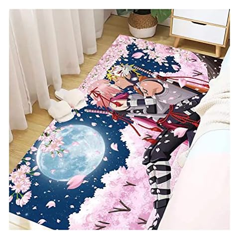Carpet Rug Anime Children'S Room Living Room Bedroom Bedside Crawling Mat Nursery Cartoon Rectangular Anti-Slip Mat-1||40*60CM Cover