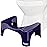 Squatty Potty Simple Bathroom Toilet Stool, Deep Purple 7, Ergonomic Stool - Posture-Enhancing Bathroom Footrest for Improved Digestion & Constipation Relief