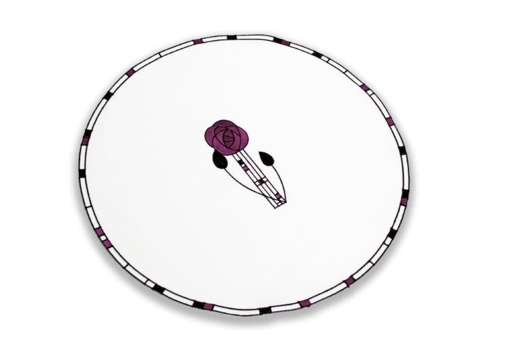 Justina Claire Doiles (large) in a Mackintosh Rose Design (mauve)