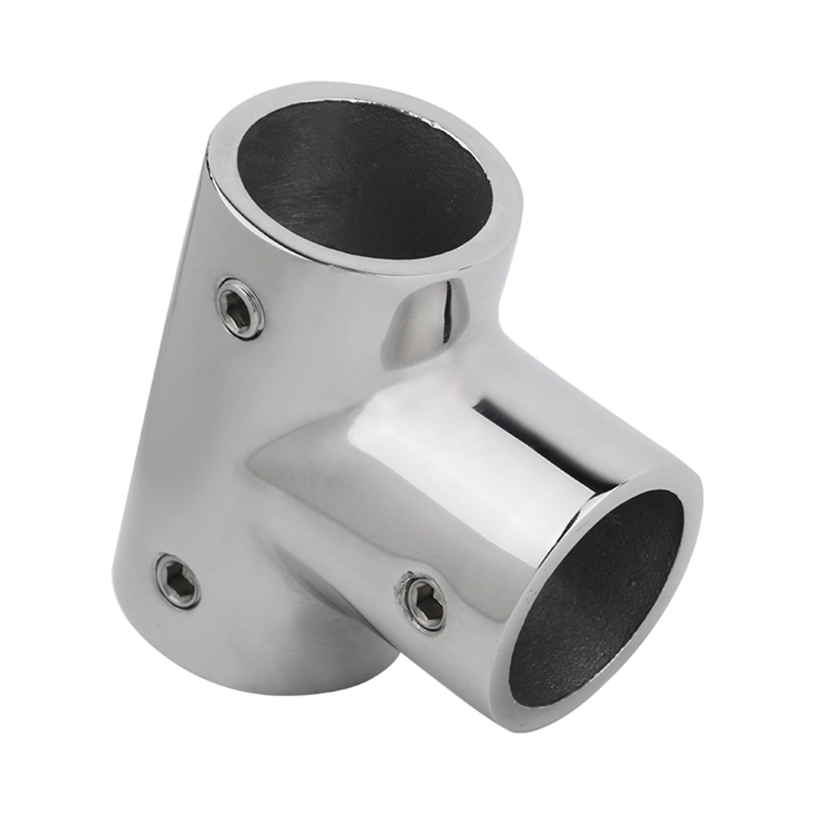 Tees de acero inoxidable 316 90 grados for barco, accesorios pasamanos 3 vías for, Conector tubo, Hardware marino(22mm)