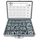 Metric Class 10.9 Hex Cap Screws Bolts, Nuts, & Washers Assortment Kit - 575 Pieces!