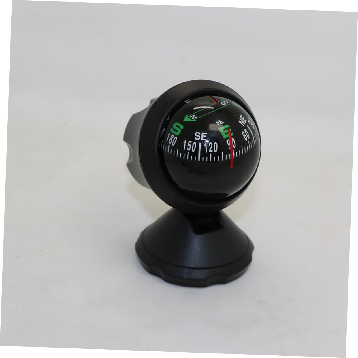 ETHZZLE Car Compass Mini Compass for Dashboard and Windshield Compact Decorative Navigation Points South Easy Adhesive Attachment for Vehicle