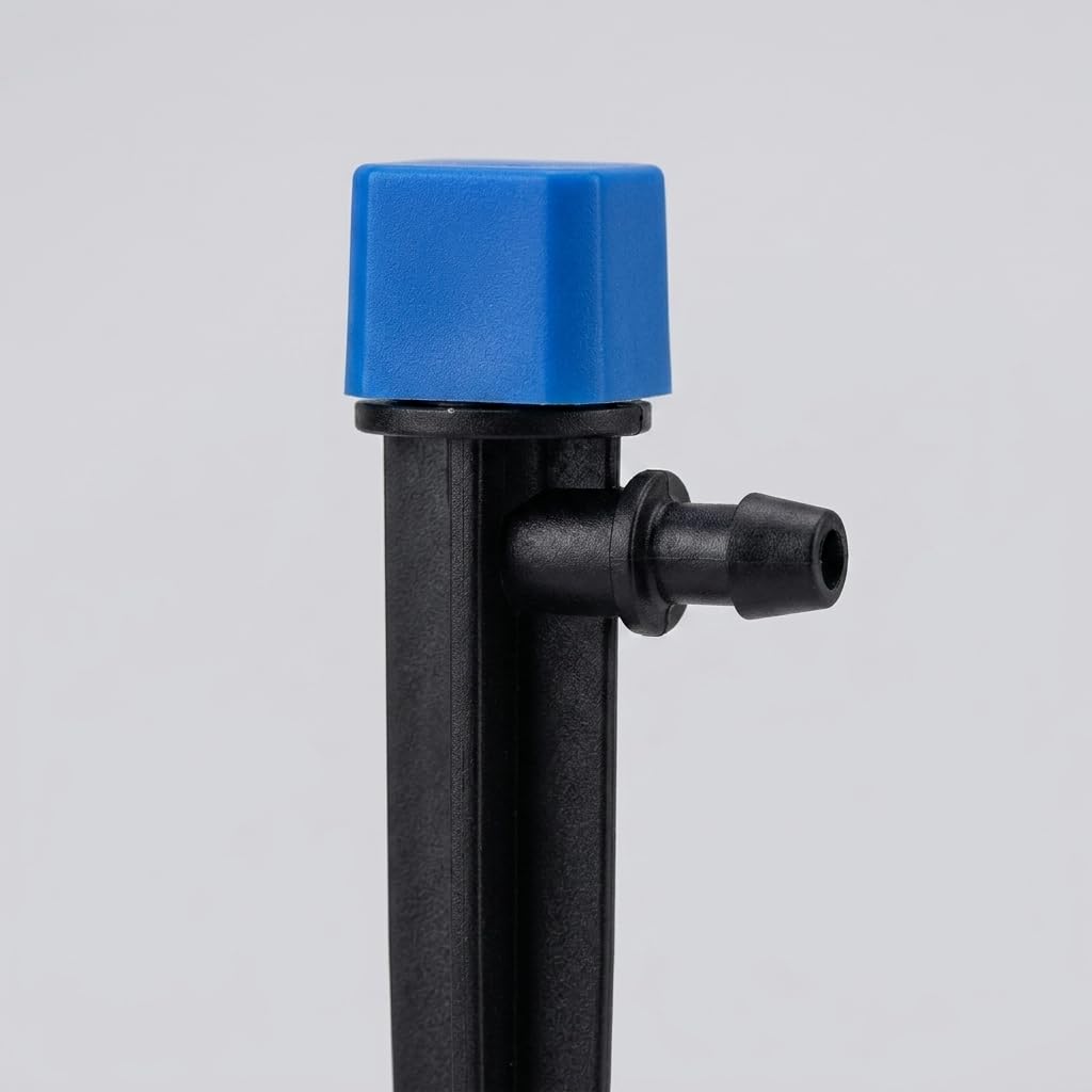 Système d'Arrosage Automatique Goutte à Goutte, Kit d'Irrigation Facile pour et Potager, Connexion Rapide PE/POM, Économie d'Eau, Système d'irrigation goutte à (7465)