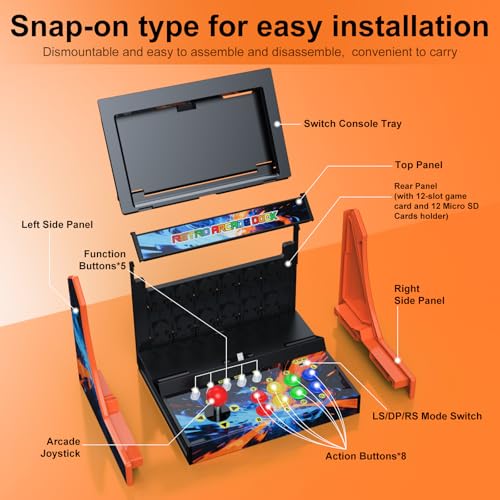 Image of APTGAME Switch Arcade Stick, Screenshot Version - No Voice(Screen Not Included)