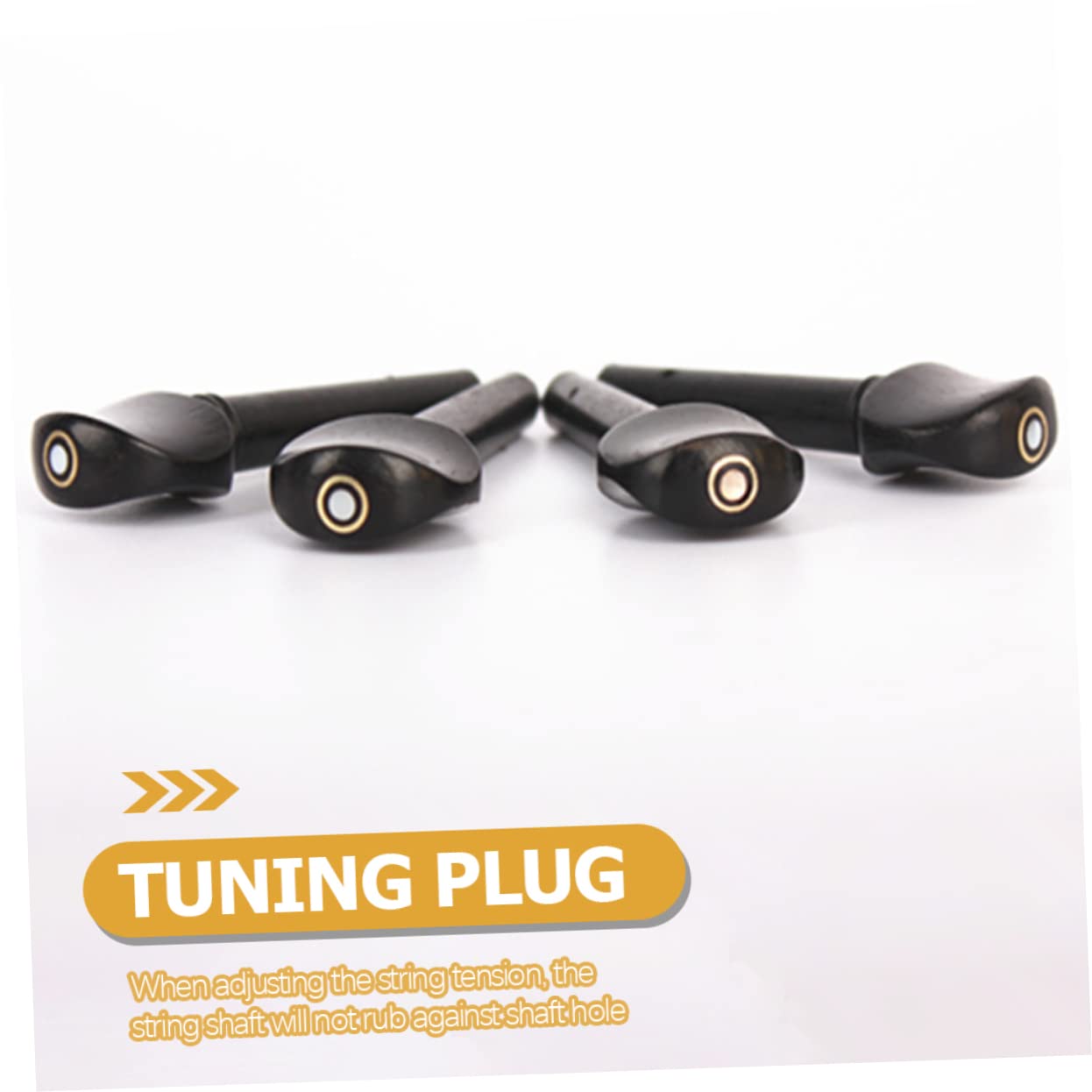 20 Pz Piroli Di Violino Piolo Di Accordatura Pirolo Fine Per Violino Pirolo Per Violino Del Violino Accessori in Oud Piroli Per Violino Tasti Dell'accordatore Black Ebano