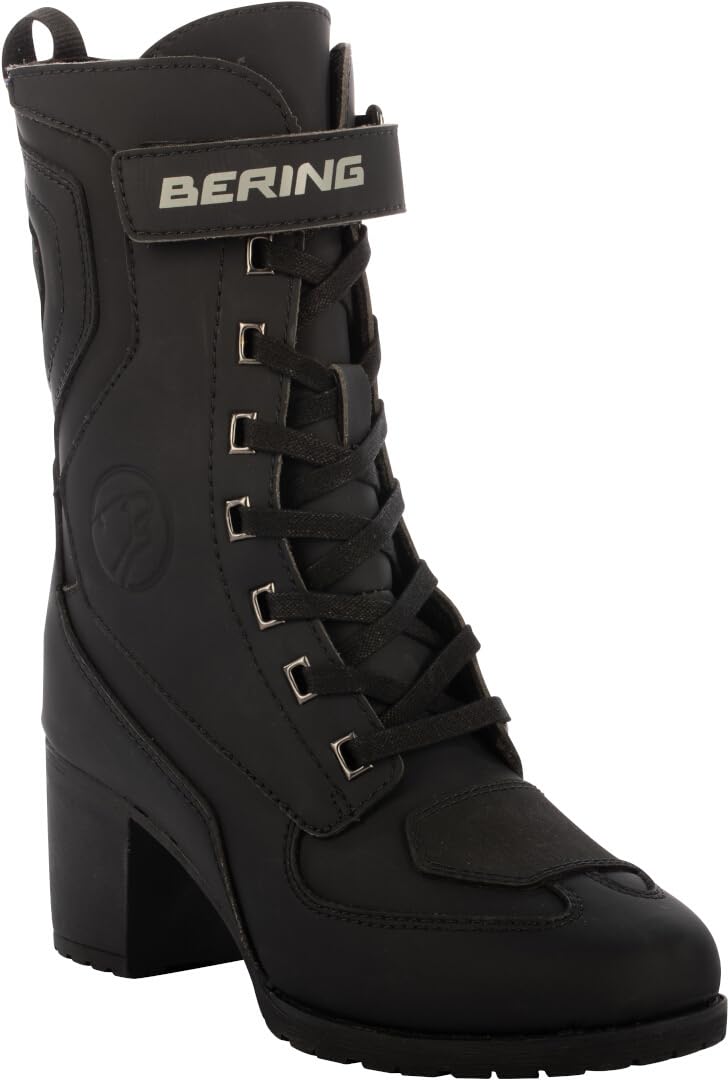 Bering Leonarda 2 Stivali Moto Donna, Noir, Taille 37