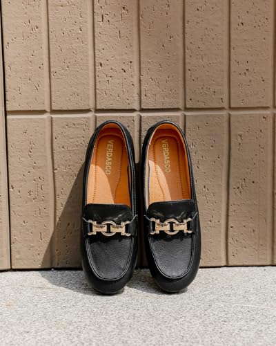 Image of VERDASCO Women's Loafers Comfort Slip-Ons Flat Work Shoes Casual Moccasins Penny Loafers Lady Dress Shoes