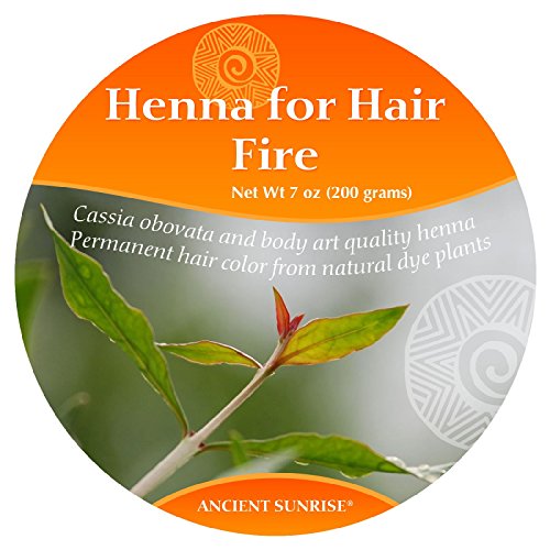 Ancient Sunrise Henna Fire tinte natural para cabello rojo miniatura 2