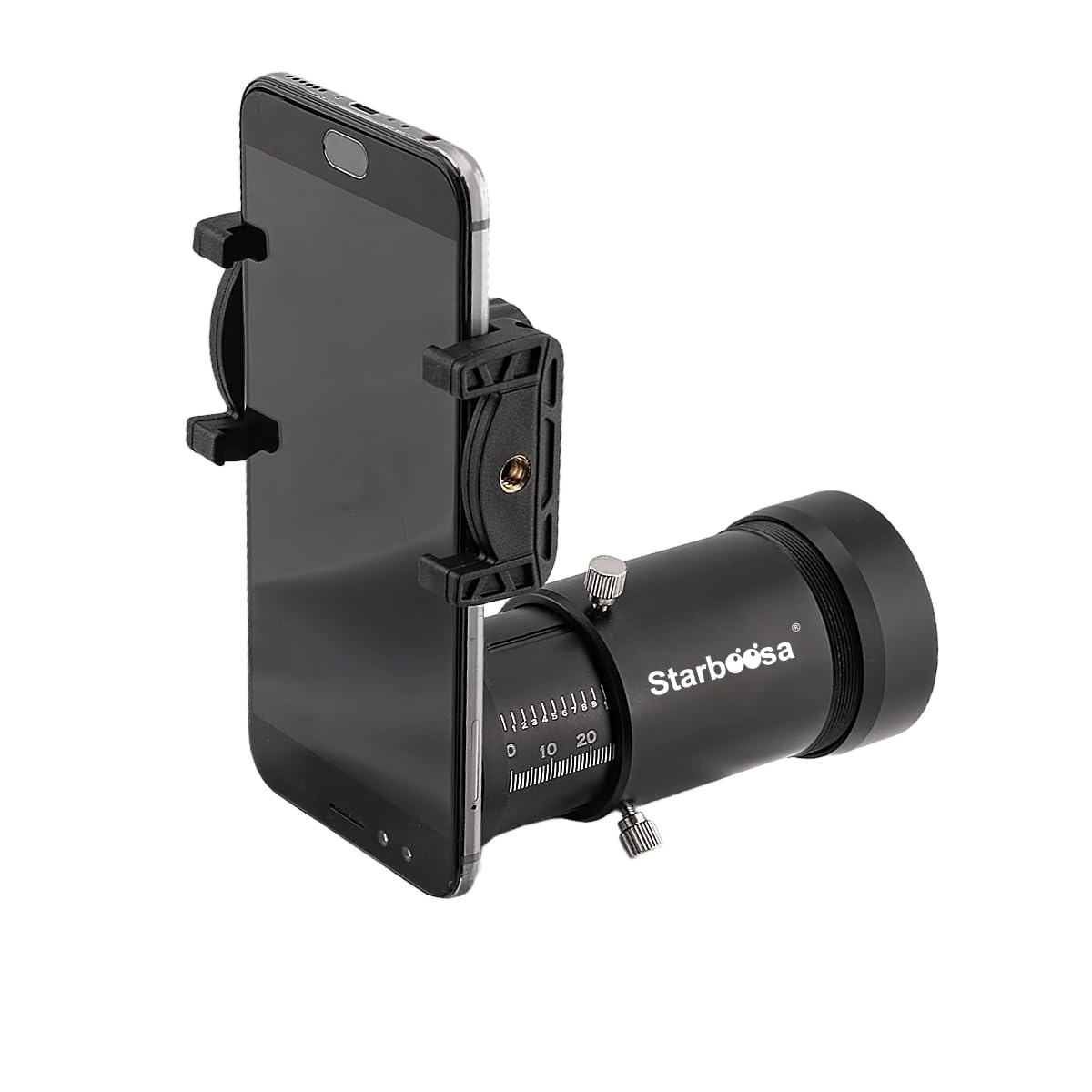 Ausziehbarer Zielfernrohr-Kamera-Adapter - Smartphone-Halterung für Outdoor-Fotografie - Kompatibel mit den meisten Okularen und einstellbar für Augenabstand