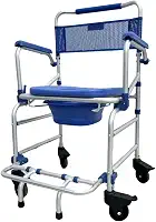 Cadeira de Banho D55 Ultraleve 4 em 1 até 135 Kg Dellamed