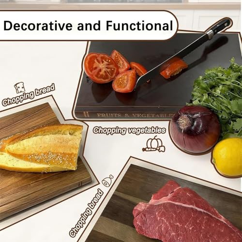 Planches à découper avec support de rangement pour organisation de cuisine