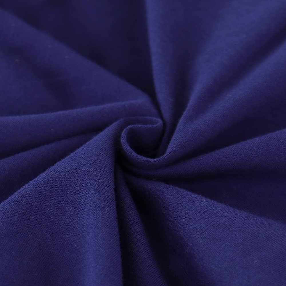 Noomelfish Girls 2 Pack Knee Length Pencil Skirts Plain Stretch Cotton Modest Skirt (5-14 Years) - Image 4