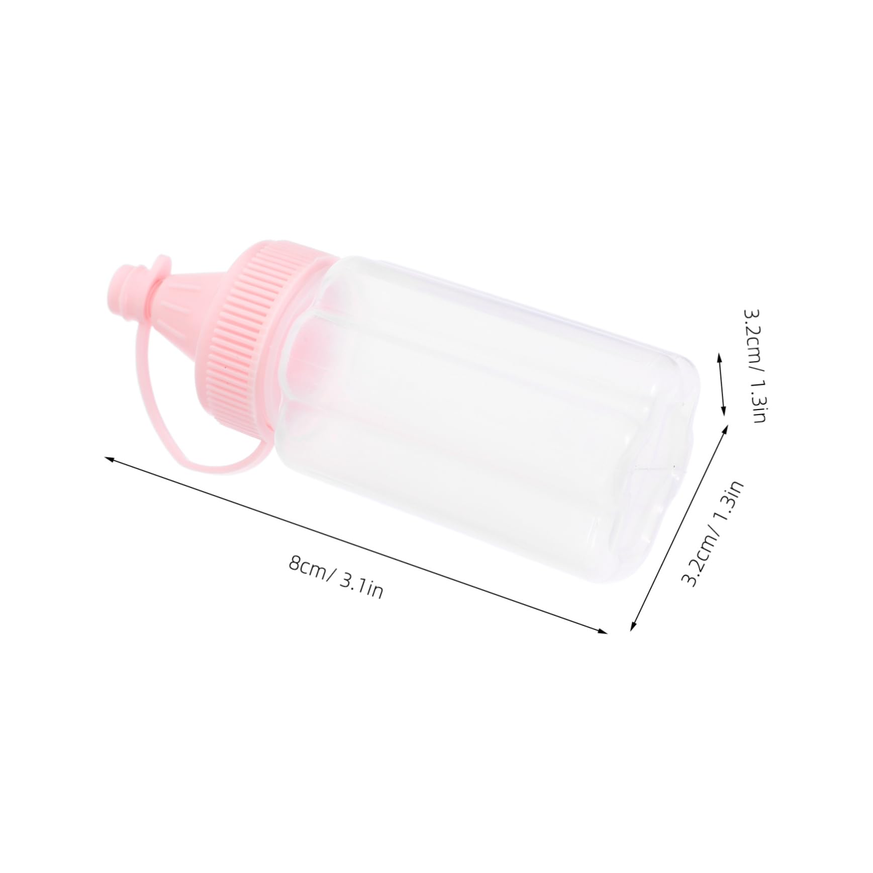 BESTYASH 4Pcs Portable Squeeze Bottles for Sauces Reusable Condiment Dispensers for Honey Jam Salad Dressing and More for Home Go Use