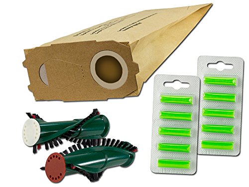 WAMOS 20 Staubsaugerbeutel Filtertüten Duft Rollen geeignet für Vorwerk Kobold 118 119 120 121 122 Cover