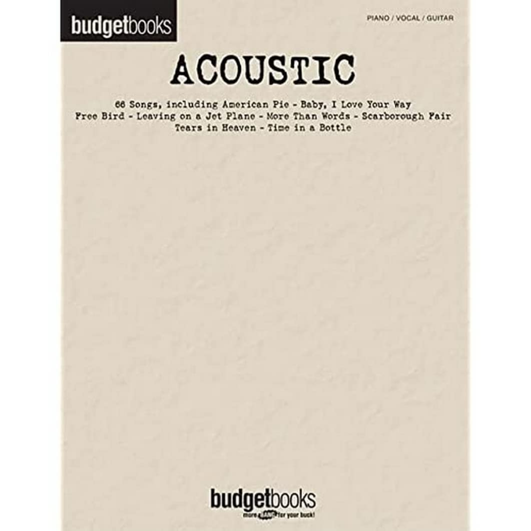 Acoustic: Budget Books