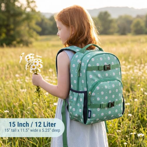 Image of Wildkin 15 inch Kids Backpack for School & Travel - Durable, Padded, Multiple Pockets, Boys & Girls Ages 5-10