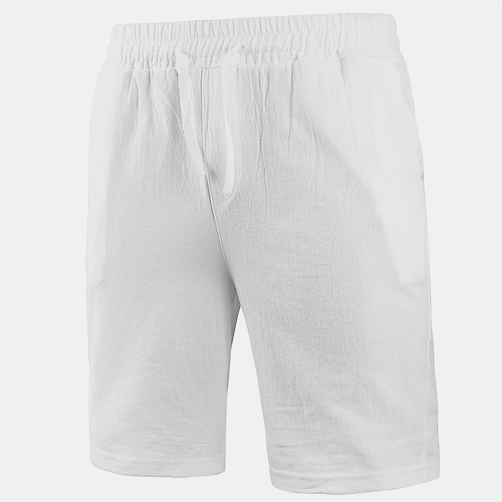Print Shorts Elastic Waist Men's Casual SummerShorts Ice Silk Large Size Sports Beach