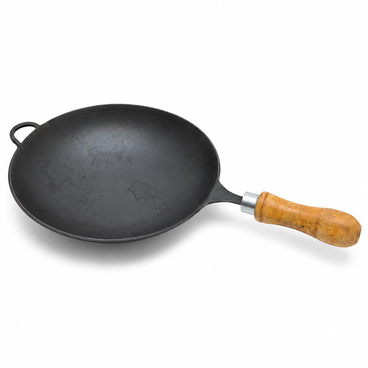 8 Inch Iron Traditional Appam Pan with Wooden Handle | Perfect for Appam and Appe Pancakes | Durable Cast Iron South Indian Kitchen Cookware-image-37